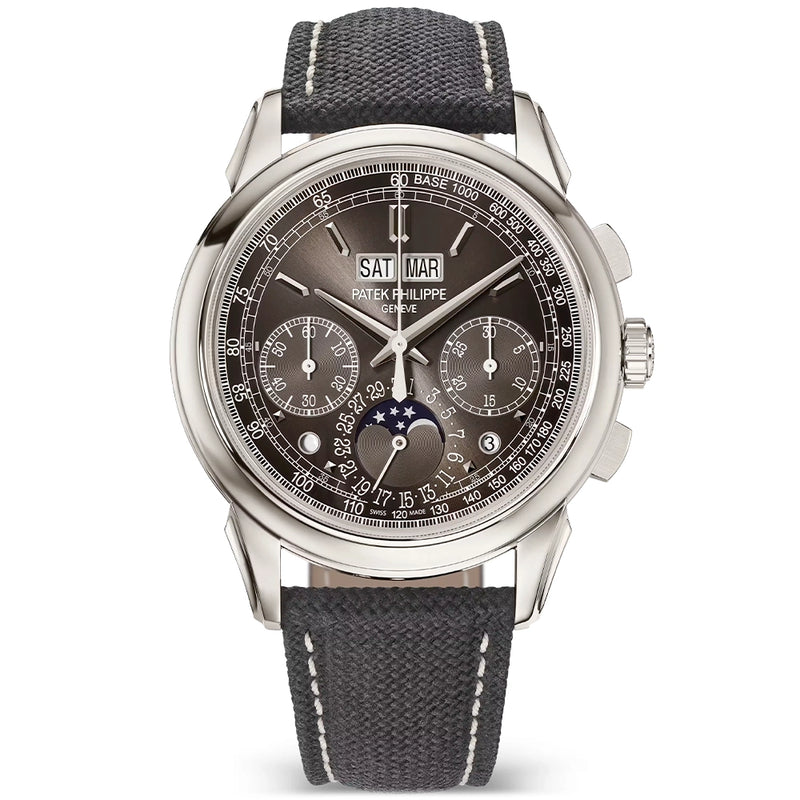 Patek Philippe Grand Complications Perpetual Calendar Platinum Charcoal Dial Watch - Berry's Jewellers