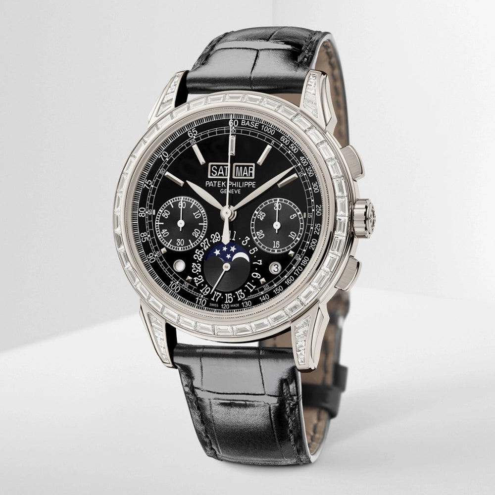 Patek Philippe Grand Complications Perpetual Calendar Chronograph Diamond Set Watch - Berry's Jewellers