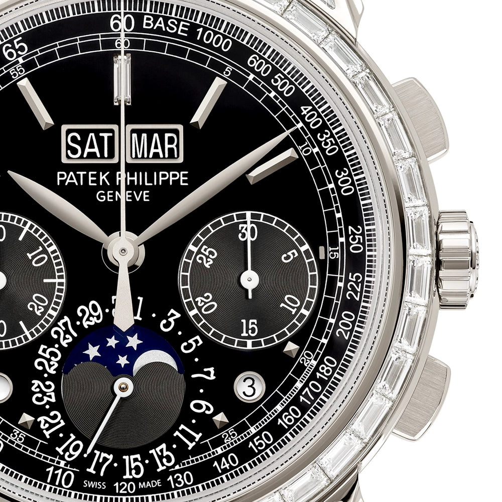 Patek Philippe Grand Complications Perpetual Calendar Chronograph Diamond Set Watch - Berry's Jewellers
