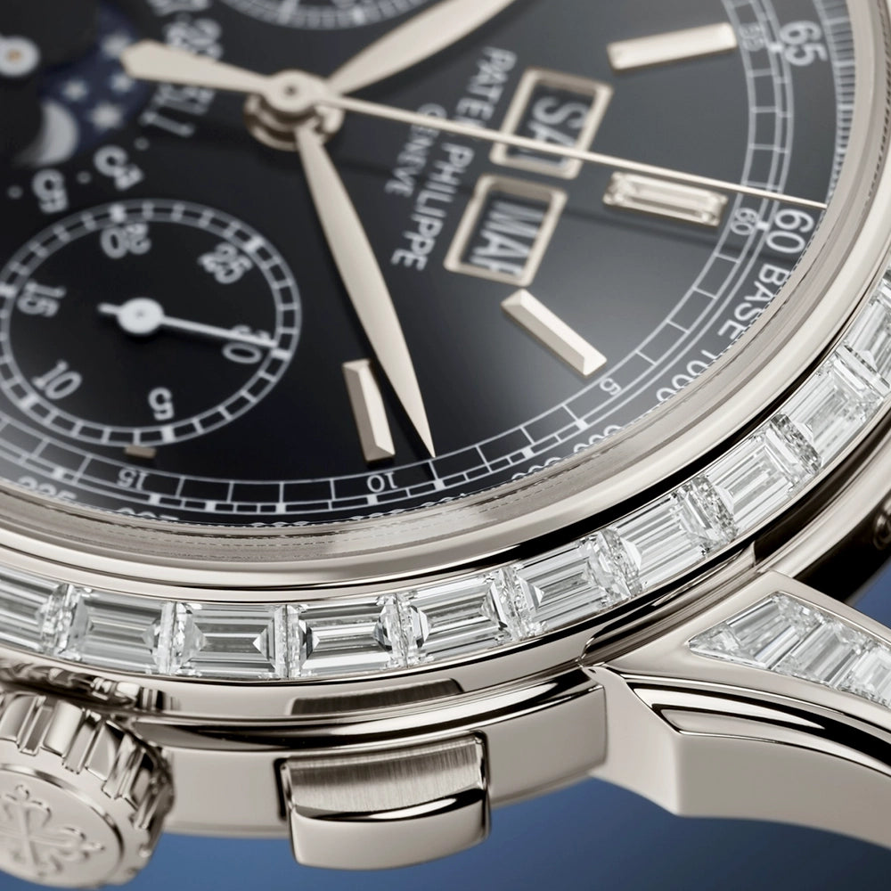Patek Philippe Grand Complications Perpetual Calendar Chronograph Diamond Set Watch - Berry's Jewellers