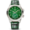 Patek Philippe Grand Complications 24hr-Alarm 18ct White Gold Green Textured Dial Watch - Berry's Jewellers