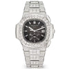 Nautilus Haute Joallerie Flyback Chronograph 18ct White Gold Diamond Set Watch