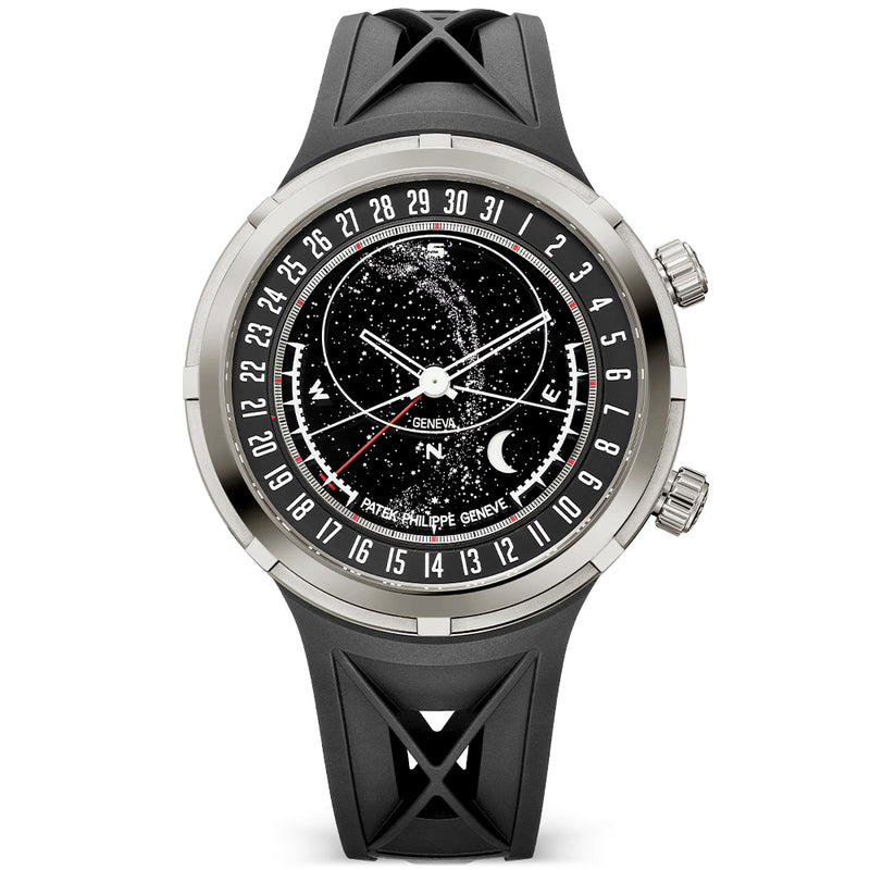 Patek Philippe Grand Complications Celestial 47mm 18ct White Gold Sunrise/Sunset Watch - Berry's Jewellers
