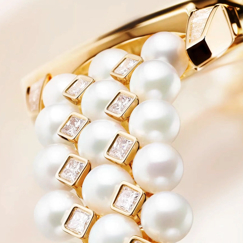 Gondolo Haute Joaillerie 18ct Rose Gold Diamond & Akoya Pearl Set Watch 7042/100R-010