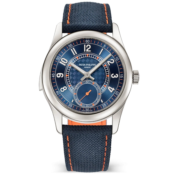 Patek Philippe Grand Complications Minute-Repeater 18ct White Gold Blue Carbon Dial Watch - Berry's Jewellers