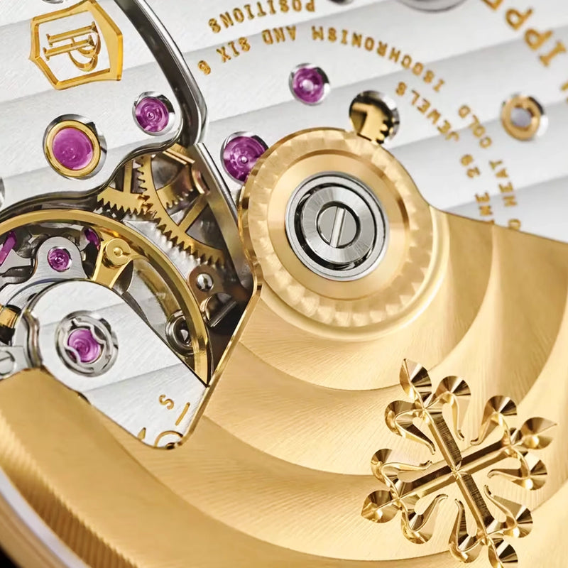 Nautilus Joaillerie 35.2mm 18ct Rose Gold Gemstone Set Automatic Watch 7118/1300R-001
