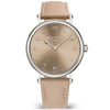 Patek Philippe Calatrava 34.6mm Sand-Beige Sunburst Dial Ladies Strap Watch - Berry's Jewellers