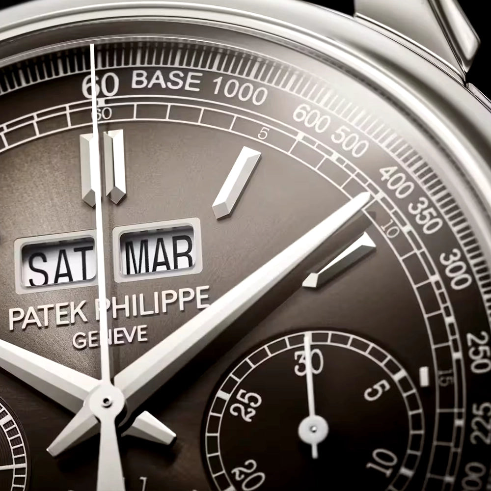 Patek Philippe Grand Complications Perpetual Calendar Platinum Charcoal Dial Watch - Berry's Jewellers
