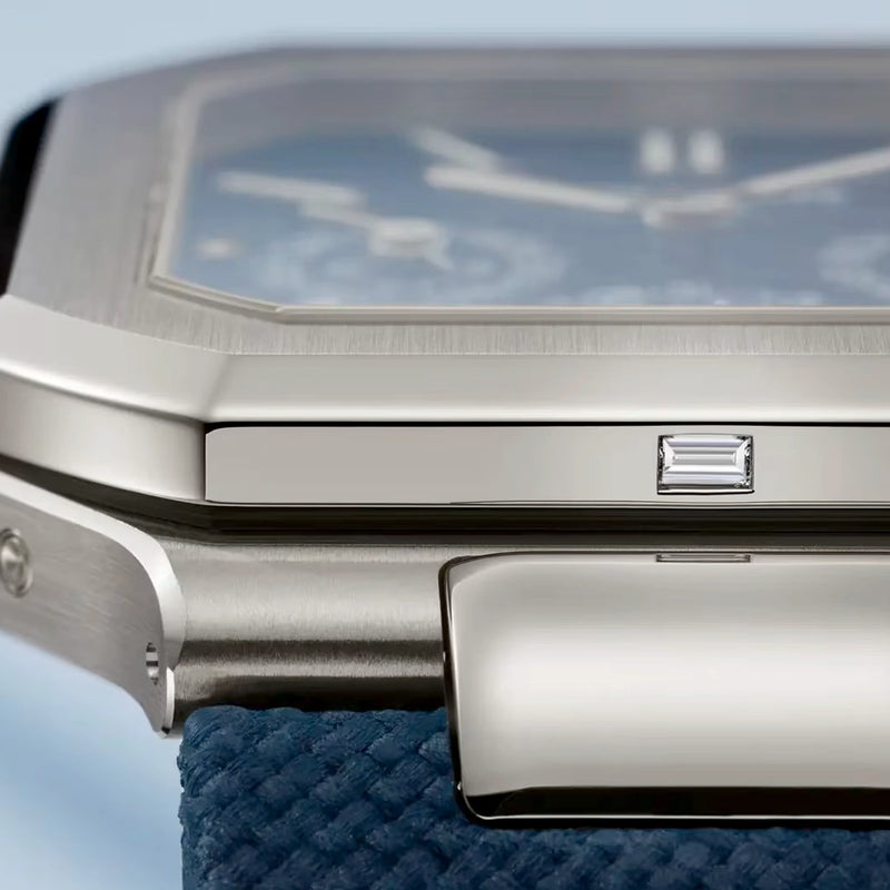 Patek Philippe Cubitus Perpetual Calendar 45mm Platinum Skeleton Blue Dial Watch - Berry's Jewellers