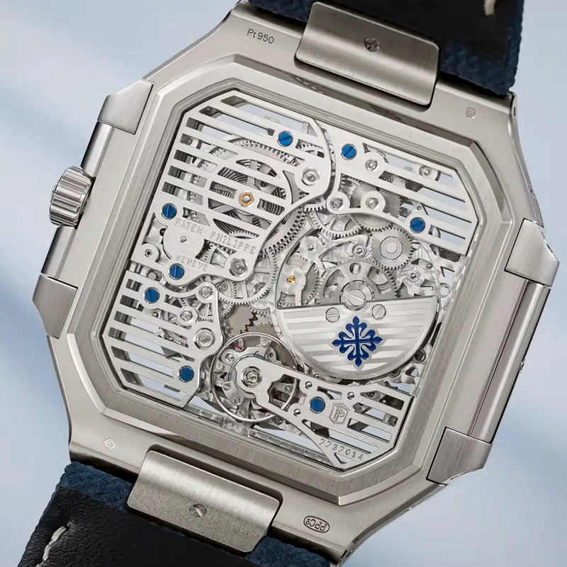 Patek Philippe Cubitus Platinum Skeleton Watch 5840P-001