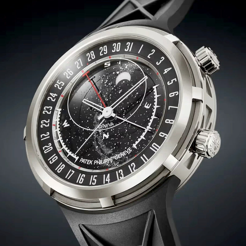 Patek Philippe Grand Complications Celestial 47mm 18ct White Gold Sunrise/Sunset Watch - Berry's Jewellers