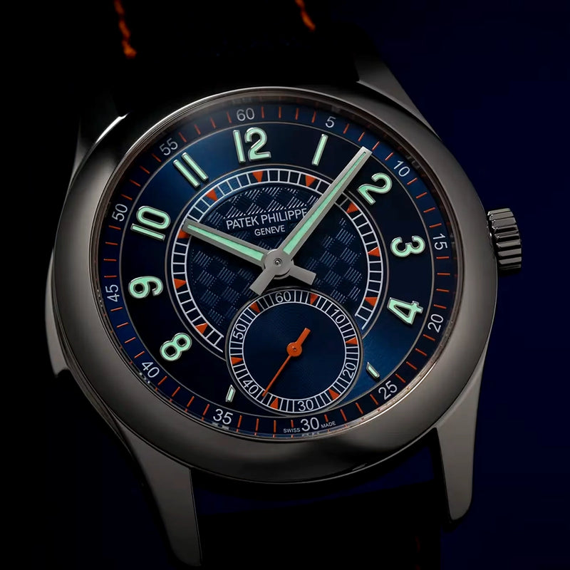 Patek Philippe Grand Complications Minute-Repeater 18ct White Gold Blue Carbon Dial Watch - Berry's Jewellers