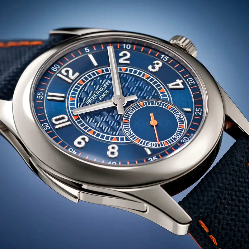 Patek Philippe Grand Complications Minute-Repeater 18ct White Gold Blue Carbon Dial Watch - Berry's Jewellers