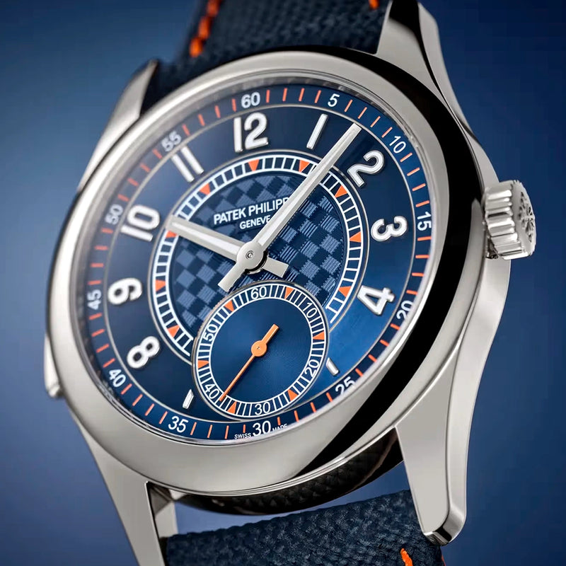 Patek Philippe Grand Complications Minute-Repeater 18ct White Gold Blue Carbon Dial Watch - Berry's Jewellers