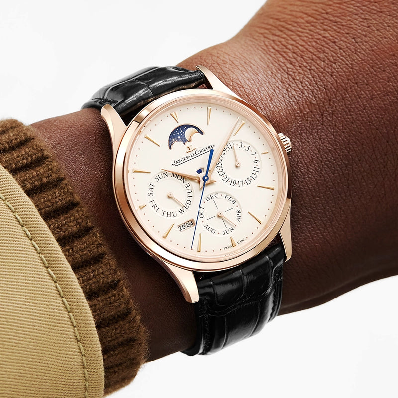 Jaeger-LeCoultre Master Ultra Thin Perpetual Calendar 39mm 18ct Pink Gold Watch - Berry's Jewellers