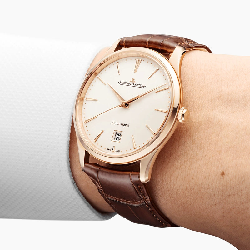 Jaeger-LeCoultre Master Ultra Thin Date 39mm 18ct Pink Gold Automatic Watch - Berry's Jewellers