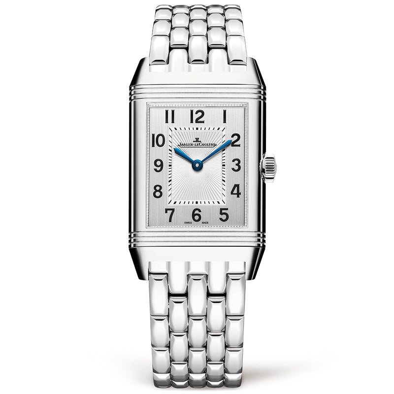 Jaeger-LeCoultre Reverso Classic Medium Duetto Silver Dial Manual-Wind Bracelet Watch - Berry's Jewellers