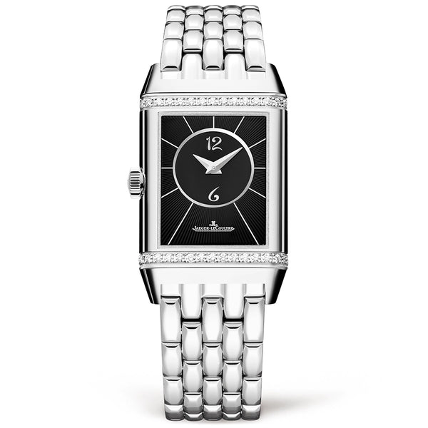 Jaeger-LeCoultre Reverso Classic Medium Duetto Silver Dial Manual-Wind Bracelet Watch - Berry's Jewellers