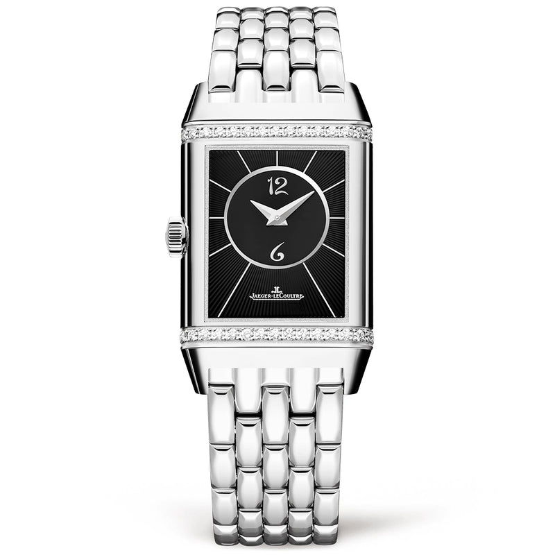 Jaeger-LeCoultre Reverso Classic Medium Duetto Silver Dial Manual-Wind Bracelet Watch - Berry's Jewellers