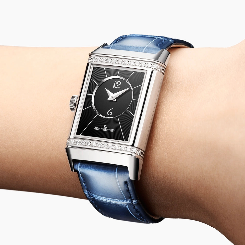 Jaeger-LeCoultre Reverso Classic Duetto Small Ladies Manual-Wind Strap Watch - Berry's Jewellers