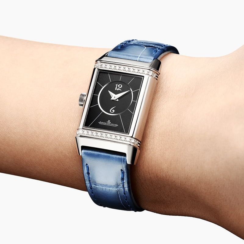 Jaeger-LeCoultre Reverso Classic Duetto Small Ladies Manual-Wind Strap Watch - Berry's Jewellers