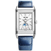Jaeger-LeCoultre Reverso Tribute Duoface Calendar Large Silver Dial Leather Strap Watch - Berry's Jewellers