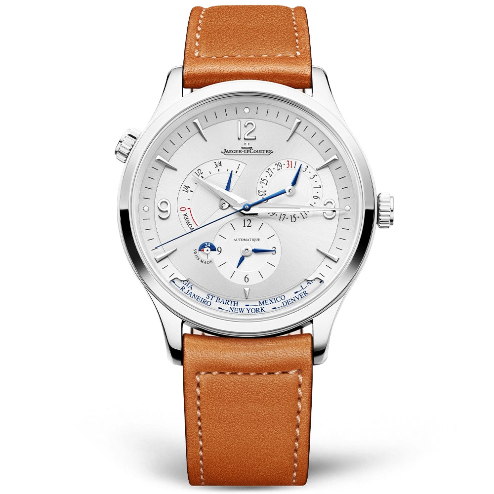Jaeger-LeCoultre Master Control Geographic Silver Dial 40mm Automatic Watch - Berry's Jewellers
