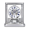 Atmos Classique Rhodium-Plated White Dial Clock