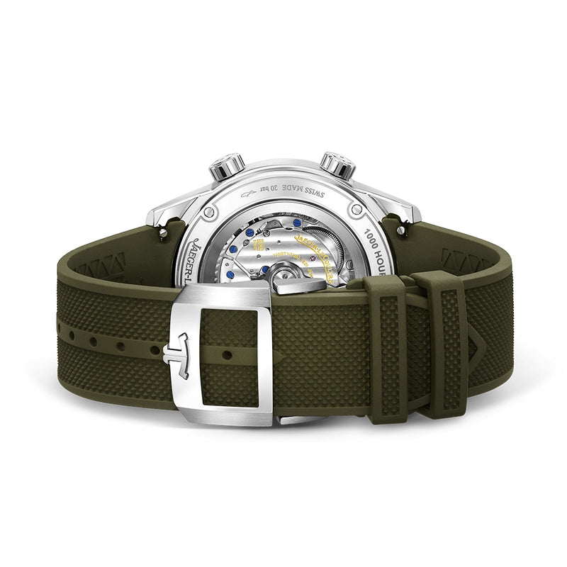 Jaeger-LeCoultre Polaris Date 42mm Green Sunburst Dial Boutique Exclusive Watch - Berry's Jewellers