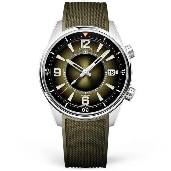 Jaeger-LeCoultre Polaris Date 42mm Green Sunburst Dial Boutique Exclusive Watch - Berry's Jewellers