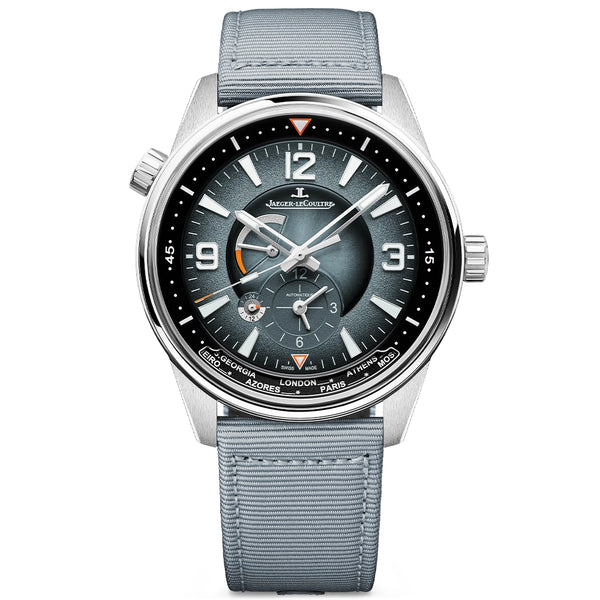 Jaeger-LeCoultre Polaris Geographic 42mm Ocean Grey Dial Mens Automatic Watch - Berry's Jewellers