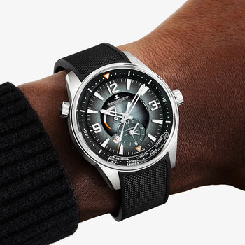 Jaeger-LeCoultre Polaris Geographic 42mm Ocean Grey Dial Mens Automatic Watch - Berry's Jewellers