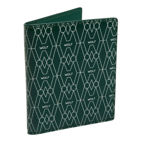 WOLF 1834 Signature Green ID Card Case - Berry's Jewellers