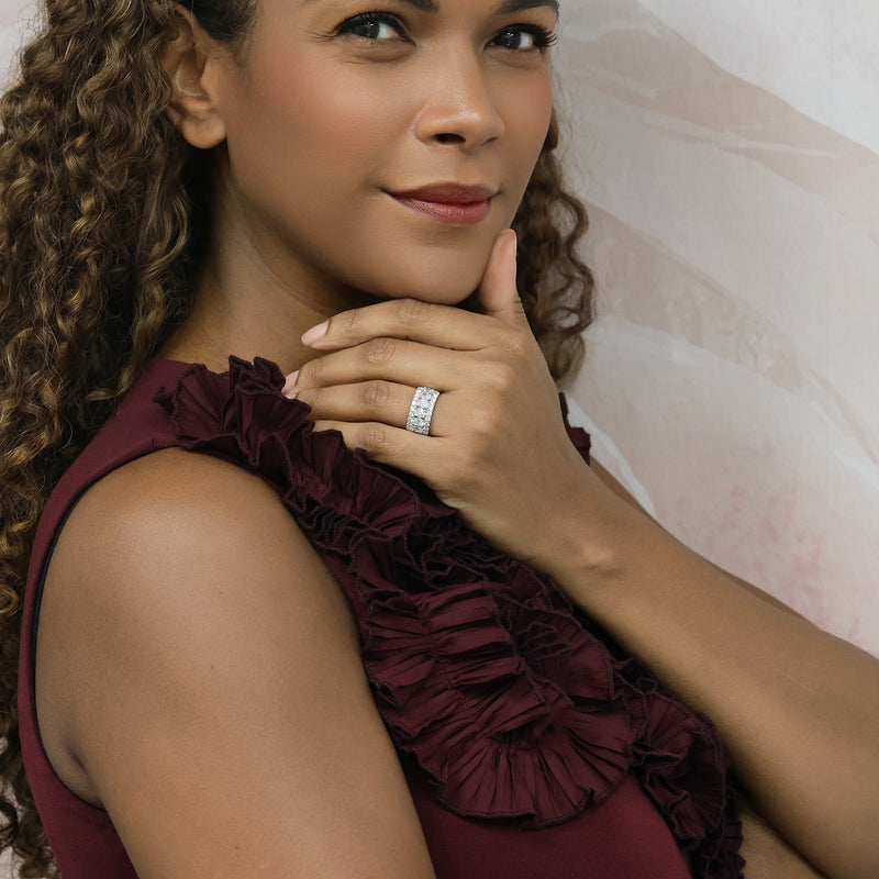 Berry's Platinum Oval & Round Brilliant Cut Diamond Dress Ring - Berry's Jewellers