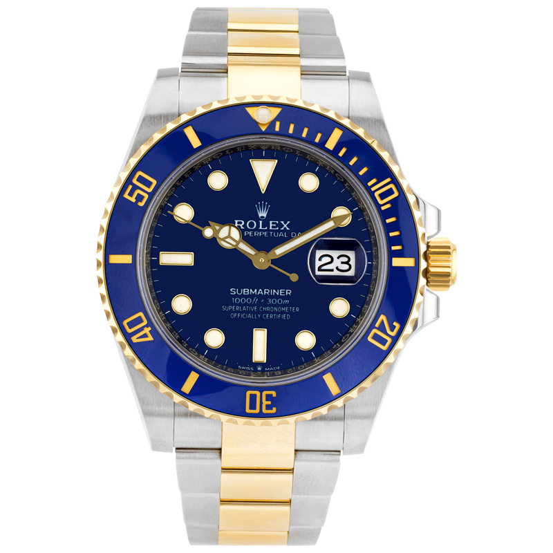 Rolex Submariner Date 41mm Two-Tone 'Bluesy' Blue Dial Watch (2021) 126613LB