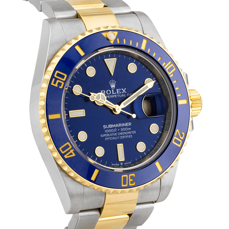 Rolex Submariner Date 41mm Two-Tone 'Bluesy' Blue Dial Watch (2021) 126613LB