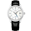 Grand Seiko Elegance GMT 'Snowdrop' 39mm White Dial Mens Strap Watch - Berry's Jewellers