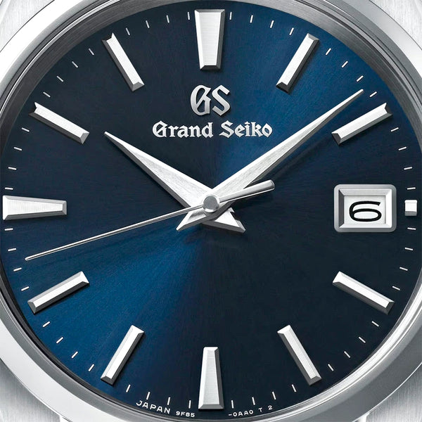 Grand Seiko Heritage 40mm Blue Sunray Dial Mens Bracelet Watch - Berry's Jewellers