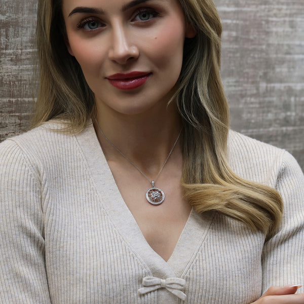 Berry's 18ct White Gold Diamond Openwork Pendant - Berry's Jewellers