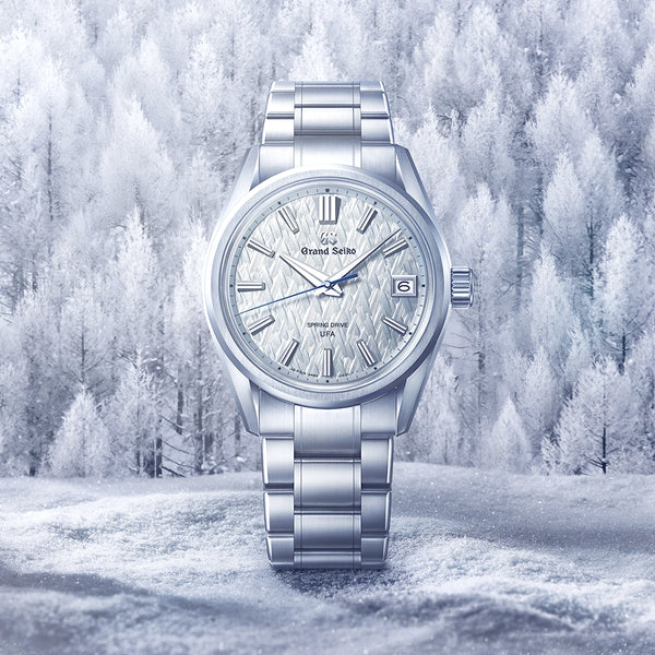 Grand Seiko Evolution 9 'Ice Forest' UFA Spring-Drive Mens Bracelet Watch - Berry's Jewellers