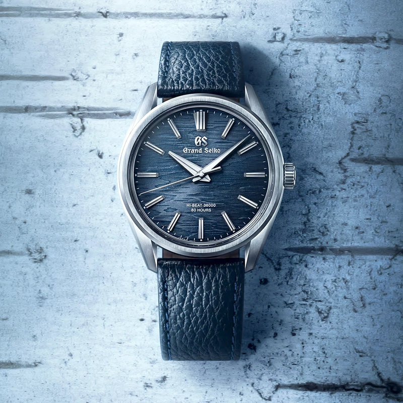 Grand Seiko Evolution 9 38.6mm 'Moonlit Birch Bark' Manual-Wind Strap Watch - Berry's Jewellers