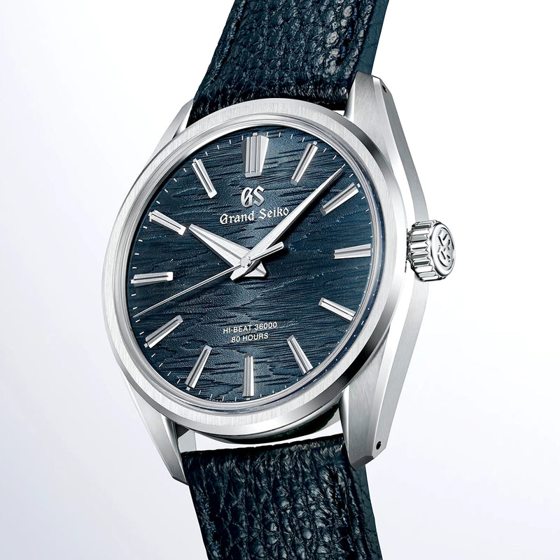 Grand Seiko Evolution 9 38.6mm 'Moonlit Birch Bark' Manual-Wind Strap Watch - Berry's Jewellers