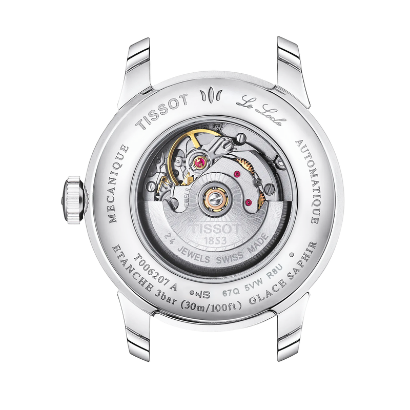 Tissot Le Locle 29mm Black Dial Steel Bracelet Automatic Watch - Berry's Jewellers