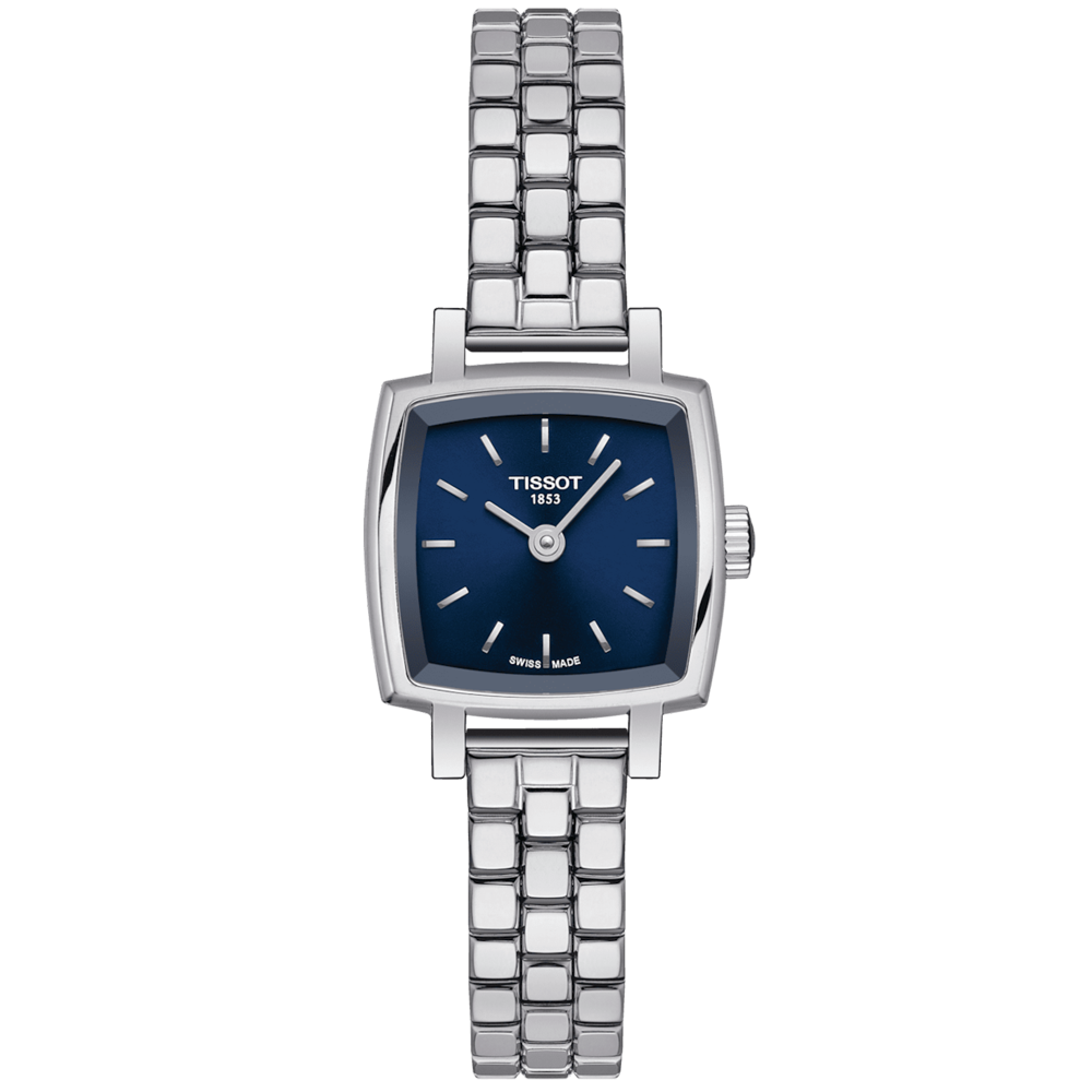 Lovely Square Blue Dial Ladies Watch