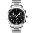 Tissot Chrono L 42mm Black Dial Steel Bracelet Mens Watch - Berry's Jewellers