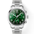 Tissot Chrono L 42mm Green Dial Steel Bracelet Mens Watch - Berry's Jewellers