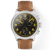 Tissot Chrono L 42mm Black Dial Beige Strap Mens Watch - Berry's Jewellers