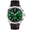 Tissot Chrono L 42mm Green Dial Brown Strap Mens Watch - Berry's Jewellers