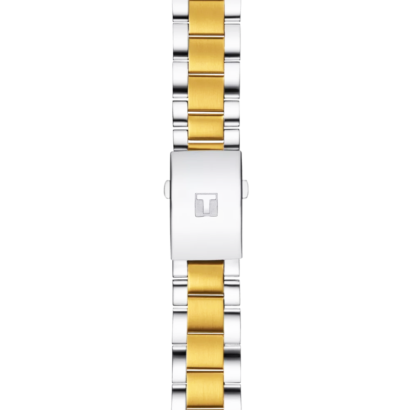 Tissot Chrono XL 45mm Blue Dial Two-Tone Bracelet Mens Quartz Watch - Berry's Jewellers