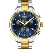 Tissot Chrono XL 45mm Blue Dial Two-Tone Bracelet Mens Quartz Watch - Berry's Jewellers
